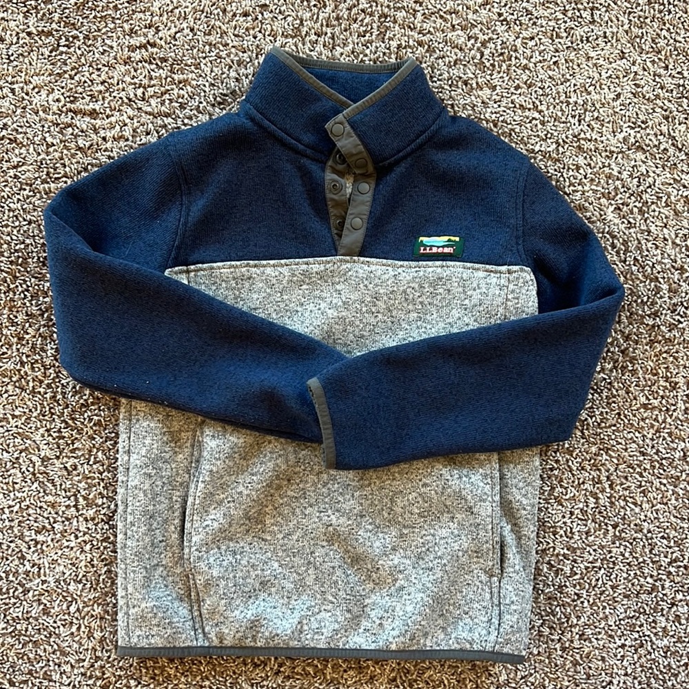 Boys LL Bean Quarter Button
